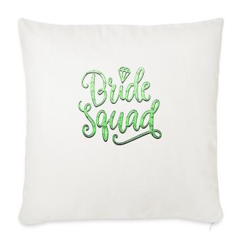 Bride bride wedding stag party bridesmaid party stag party - Sofa pillowcase 17,3'' x 17,3'' (45 x 45 cm) - natural white - Front