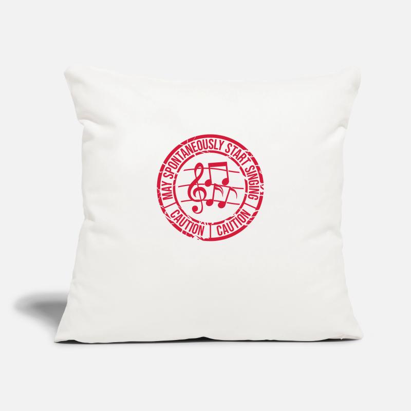 may spontaneously start singing Sofa pillowcase 17,3'' x 17,3'' (45 x 45 cm)