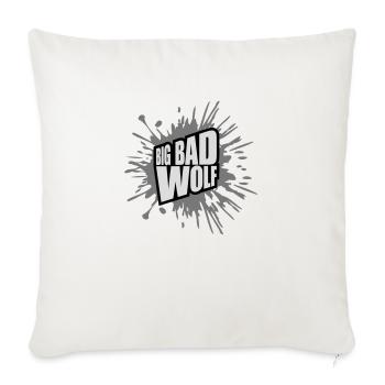 Citation du Grand Méchant Loup - Housse de coussin décorative 45 x 45 cm - blanc nature - Devant