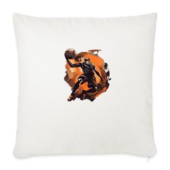 Basket Spieler - Sofakissenbezug 45 x 45 cm - Naturweiß  - Vorne
