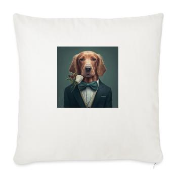 I'm not single, I have a dog - Sofakissenbezug 45 x 45 cm - Naturweiß  - Vorne