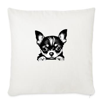 Chihuahua Puppy Dogs Chihuahua Dog Dog Owners - Sofa pillowcase 17,3'' x 17,3'' (45 x 45 cm) - natural white - Front