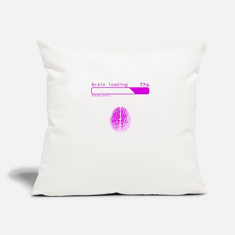 Brain Loading Sofa pillowcase 17,3'' x 17,3'' (45 x 45 cm)