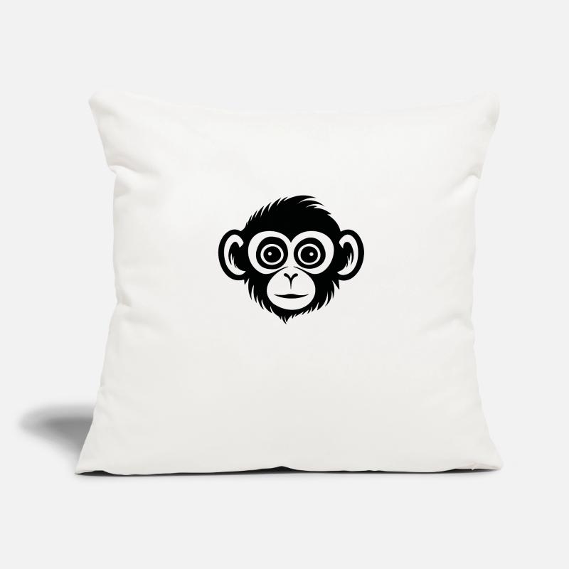 Monkey Monkey Monkey Face Jungle Sofa pillowcase 17,3'' x 17,3'' (45 x 45 cm)