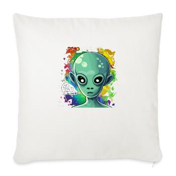 Andrea Engheben - Sofa pillowcase 17,3'' x 17,3'' (45 x 45 cm) - natural white - Front