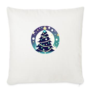 Christmas Gift Christmas Tree Fir Tree - Sofa pillowcase 17,3'' x 17,3'' (45 x 45 cm) - natural white - Front