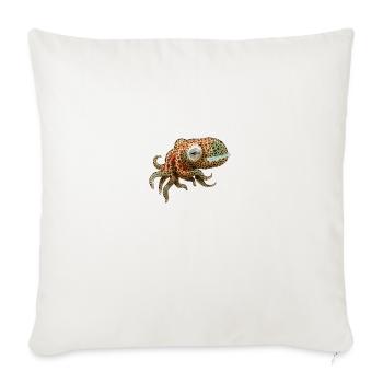 EUPRYMNA BERRYI - Housse de coussin décorative 45 x 45 cm - blanc nature - Devant