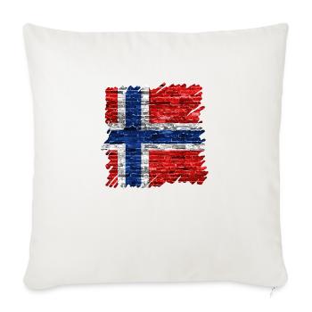 Norway Norway Flag Scandinavia Norden Tor Viking - Sofa pillowcase 17,3'' x 17,3'' (45 x 45 cm) - natural white - Front