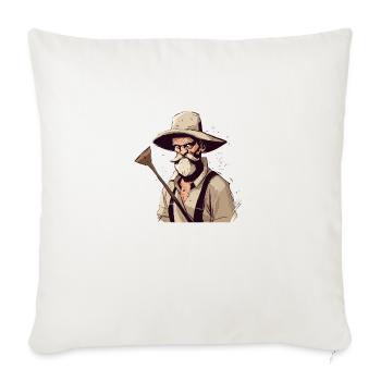 Angry Peasant No. 3 - Sofa pillowcase 17,3'' x 17,3'' (45 x 45 cm) - natural white - Front
