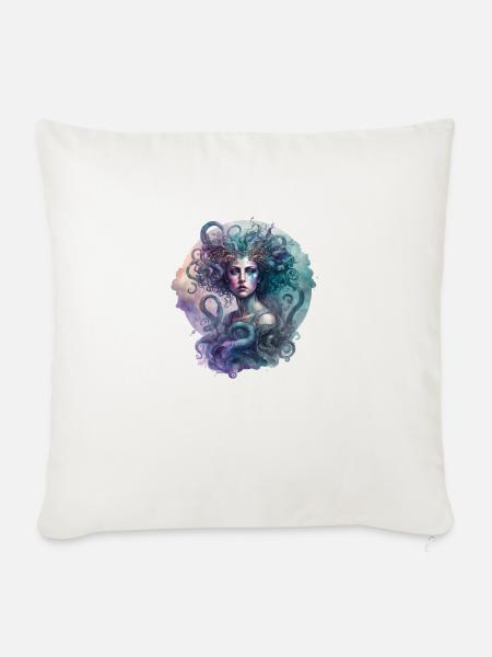Medusa - Sofakissenbezug 45 x 45 cm - Naturweiß