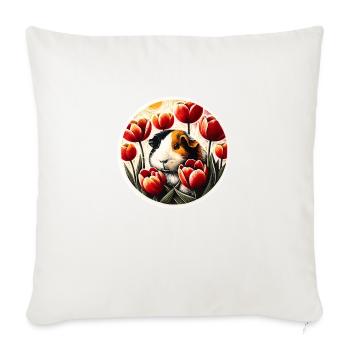 Guinea Pig - Sofa pillowcase 17,3'' x 17,3'' (45 x 45 cm) - natural white - Front