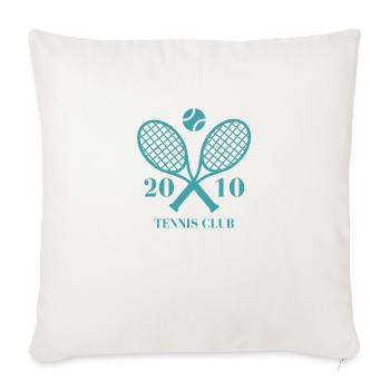 2010 Tennis Club - Sofa pillowcase 17,3'' x 17,3'' (45 x 45 cm) - natural white - Front