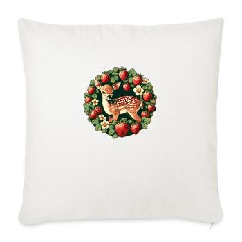 Fawn Spring - Sofa pillowcase 17,3'' x 17,3'' (45 x 45 cm) - natural white - Front