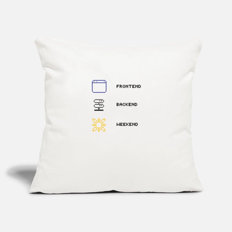 For every full-stack developer Sofa pillowcase 17,3'' x 17,3'' (45 x 45 cm)