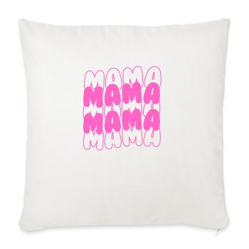 Mama Mama - Sofakissenbezug 45 x 45 cm - Naturweiß  - Vorne