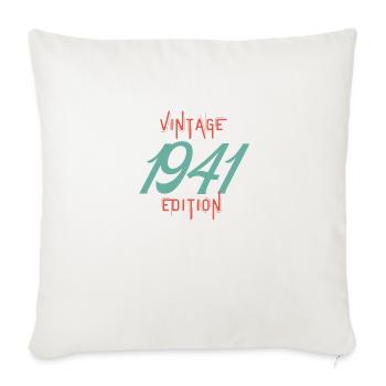 Vintage 1941 Edition - Sofa pillowcase 17,3'' x 17,3'' (45 x 45 cm) - natural white - Front