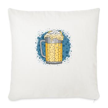 Becher - Sofakissenbezug 45 x 45 cm - Naturweiß  - Vorne