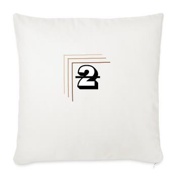 Sporty 2 - Sofa pillowcase 17,3'' x 17,3'' (45 x 45 cm) - natural white - Front