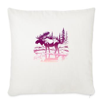 Sweden Sweden Viking Norden Scandinavia Midsummer - Sofa pillowcase 17,3'' x 17,3'' (45 x 45 cm) - natural white - Front