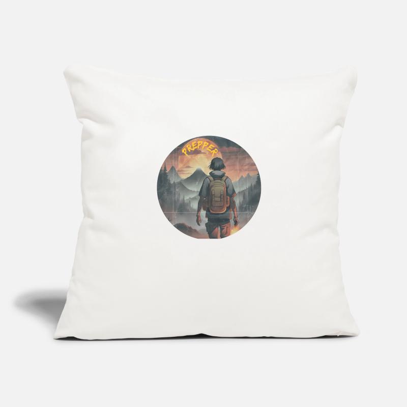 Système d’exploitation Prepper Housse de coussin décorative 45 x 45 cm