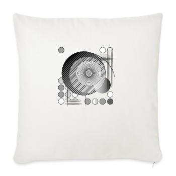 Threads of Perception Design - Sofa pillowcase 17,3'' x 17,3'' (45 x 45 cm) - natural white - Front