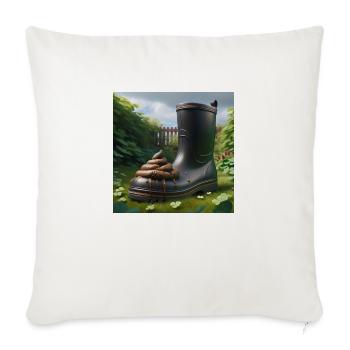 Bastard - Sofakissenbezug 45 x 45 cm - Naturweiß  - Vorne