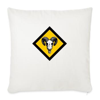 Gotland - Housse de coussin décorative 45 x 45 cm - blanc nature - Devant