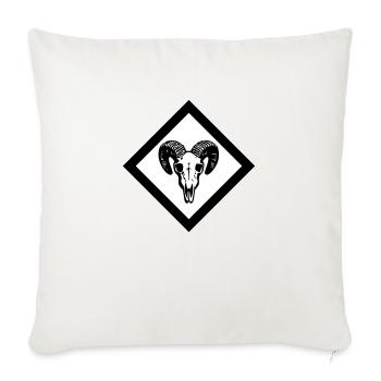Gotland - Housse de coussin décorative 45 x 45 cm - blanc nature - Devant