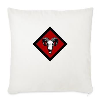 Gotland - Housse de coussin décorative 45 x 45 cm - blanc nature - Devant