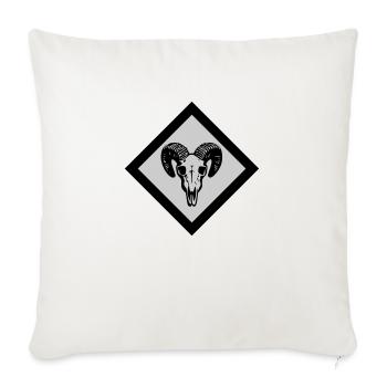 Gotland - Housse de coussin décorative 45 x 45 cm - blanc nature - Devant
