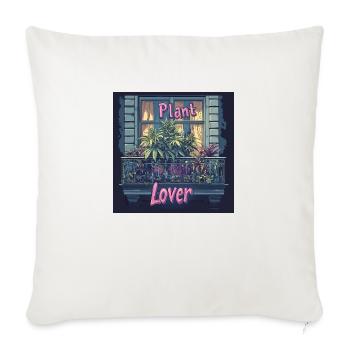 Amoureux du canabis Berlin - Housse de coussin décorative 45 x 45 cm - blanc nature - Devant