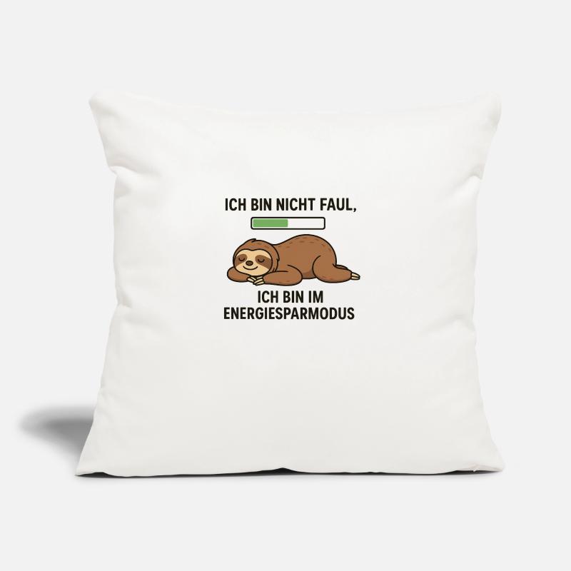 Sloth in power saving mode Sofa pillowcase 17,3'' x 17,3'' (45 x 45 cm)