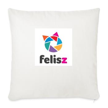 Felisz 1024x1024 - Sofakissenbezug 45 x 45 cm - Naturweiß  - Vorne