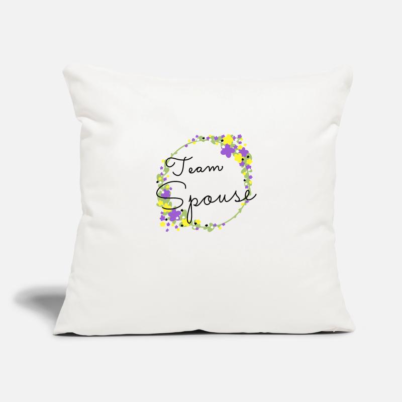 Team Spouse non binary/Team Verfiancé non binary Housse de coussin décorative 45 x 45 cm