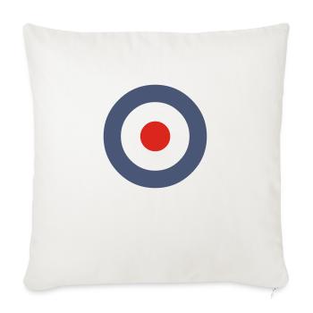 Mod Target Fussball Football World Champion - Housse de coussin décorative 45 x 45 cm - blanc nature - Devant