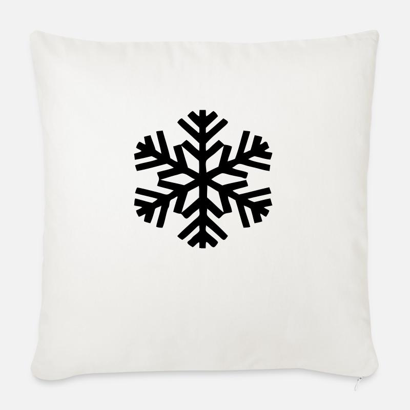 Kälte - Sofakissenbezug 45 x 45 cm - Naturweiß 