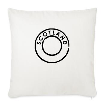 Schottland - Sofakissenbezug 45 x 45 cm - Naturweiß  - Vorne