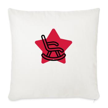 Retirement Retired Ruhestand Retraite Retraitée - Sofa pillowcase 17,3'' x 17,3'' (45 x 45 cm) - natural white - Front