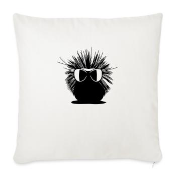 Porcupine Lunettes de soleil Mignons animaux Vector 21 - Housse de coussin décorative 45 x 45 cm - blanc nature - Devant
