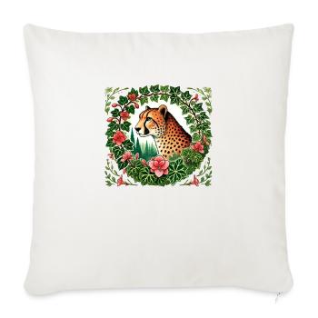Cheetah - Sofa pillowcase 17,3'' x 17,3'' (45 x 45 cm) - natural white - Front