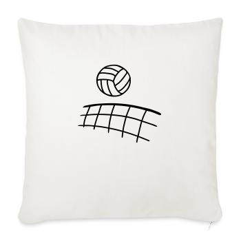 Volleyball - line - Sofakissenbezug 45 x 45 cm - Naturweiß  - Vorne