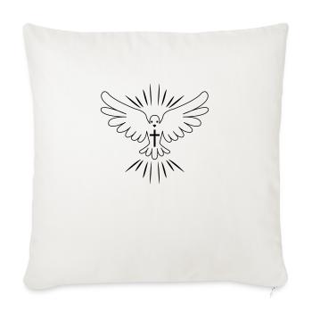 holy_ghost_001 - Sofakissenbezug 45 x 45 cm - Naturweiß  - Vorne