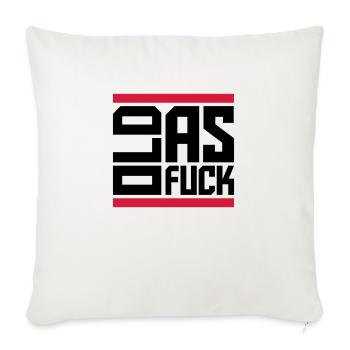 old AF Text Logo - Sofa pillowcase 17,3'' x 17,3'' (45 x 45 cm) - natural white - Front