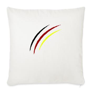 Griffes Allemagne - Housse de coussin décorative 45 x 45 cm - blanc nature - Devant
