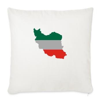 iran_flagg - Sofa pillowcase 17,3'' x 17,3'' (45 x 45 cm) - natural white - Front