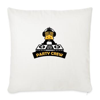 Duck Party Crew 2 - Housse de coussin décorative 45 x 45 cm - blanc nature - Devant