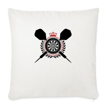 Fléchettes Fléchettes - Housse de coussin décorative 45 x 45 cm - blanc nature - Devant