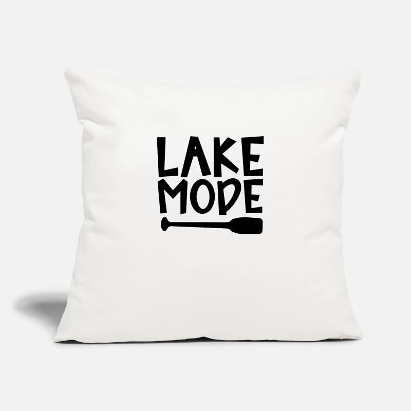 Pagaie d’aventure en mode lacConception de motivation Housse de coussin décorative 45 x 45 cm