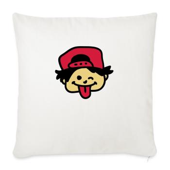 Naughty Boy 3 - Sofa pillowcase 17,3'' x 17,3'' (45 x 45 cm) - natural white - Front