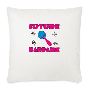 FUTURE GODMOTHER - Sofa pillowcase 17,3'' x 17,3'' (45 x 45 cm) - natural white - Front